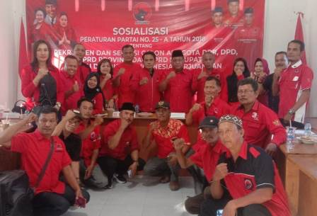 DPC PDIP Rohil Resmi Buka Penjaringan Calon Legislatif Kabupaten Kota, Provinsi & DPR RI